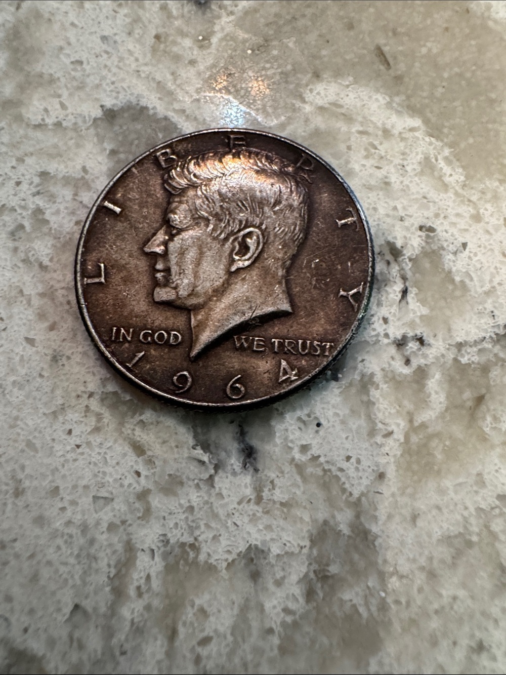 1964 Kennedy Half Dollar - Silver Tone Coin